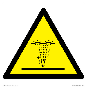 W515 Warning: Geyser (water/air) water jet